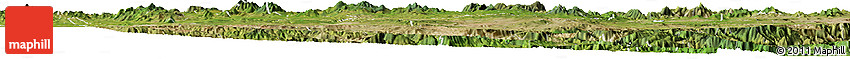Satellite Horizon Map of Queretaro