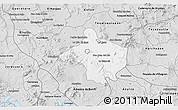 Silver Style 3D Map of San Juan del Rio