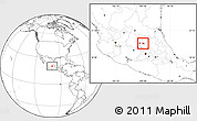 Blank Location Map of Tequisquiapan