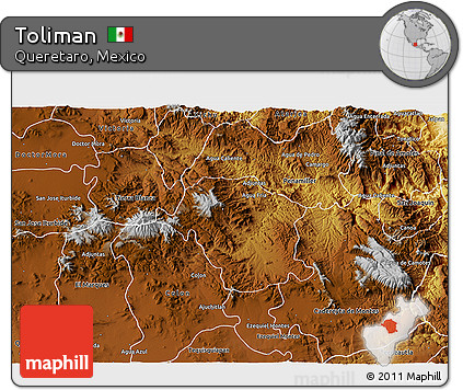 Physical 3D Map of Toliman