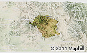 Satellite 3D Map of Toliman, lighten