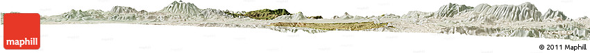 Satellite Horizon Map of Toliman, lighten