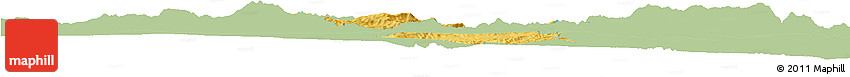 Savanna Style Horizon Map of Toliman, single color outside