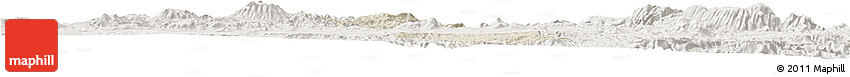 Shaded Relief Horizon Map of Toliman, lighten Shaded Relief Horizon Map of Toliman, lighten