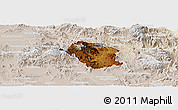 Physical Panoramic Map of Toliman, lighten