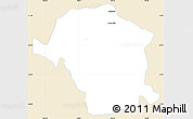 Classic Style Simple Map of Toliman, single color outside
