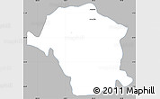 Gray Simple Map of Toliman, single color outside