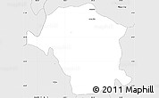 Silver Style Simple Map of Toliman