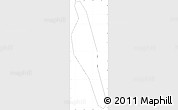 Blank Simple Map of Isla Contoy, cropped outside