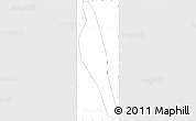 Blank Simple Map of Isla Contoy, no labels