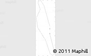 Blank Simple Map of Isla Contoy