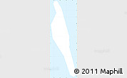 Classic Style Simple Map of Isla Contoy