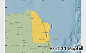 Savanna Style Map of Isla Mujeres