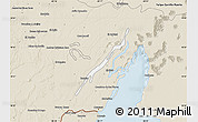 Classic Style Map of Laguna Bacalar
