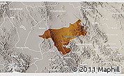 Physical 3D Map of Armadillo de los Infante, lighten, semi-desaturated
