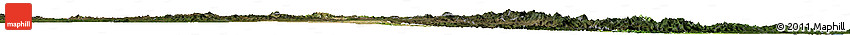 Satellite Horizon Map of San Luis Potosi, darken
