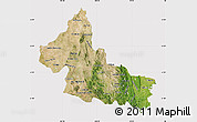 Satellite Map of San Luis Potosi, cropped outside