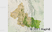 Satellite Map of San Luis Potosi, lighten