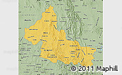 Savanna Style Map of San Luis Potosi