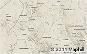 Shaded Relief 3D Map of San Luis Potosi