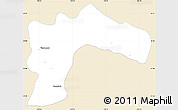 Classic Style Simple Map of Tierranueva, single color outside