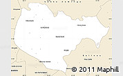 Classic Style Simple Map of Villa de Ramos