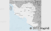 Gray 3D Map of Culiacan