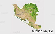 Satellite 3D Map of Culiacan, cropped outside