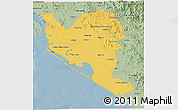 Savanna Style 3D Map of Culiacan