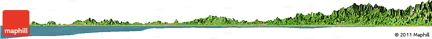 Satellite Horizon Map of Culiacan