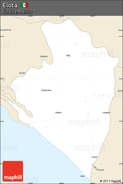 Classic Style Simple Map of Elota