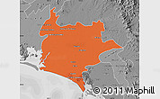 Political Map of Guasave, desaturated