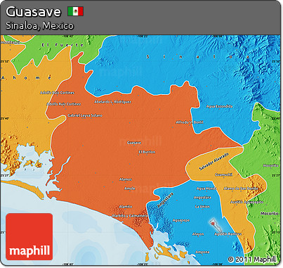 Political Map of Guasave