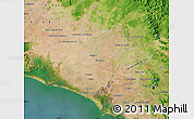 Satellite Map of Guasave