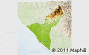 Physical 3D Map of Mazatlan, lighten