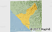 Savanna Style 3D Map of Mazatlan