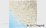Shaded Relief 3D Map of Mazatlan