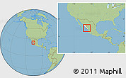 Savanna Style Location Map of Mazatlan, highlighted parent region, within the entire country