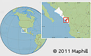 Savanna Style Location Map of Mazatlan, highlighted parent region