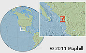 Savanna Style Location Map of Mazatlan, hill shading