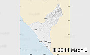 Classic Style Map of Mazatlan, single color outside