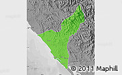 Political Map of Mazatlan, desaturated