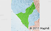 Political Map of Mazatlan, lighten