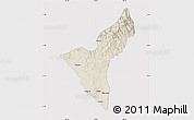 Shaded Relief Map of Mazatlan, cropped outside