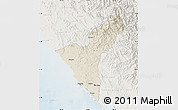 Shaded Relief Map of Mazatlan, lighten