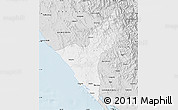 Silver Style Map of Mazatlan