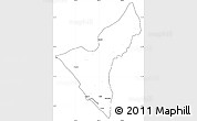 Blank Simple Map of Mazatlan, cropped outside