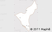 Classic Style Simple Map of Mazatlan, cropped outside