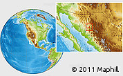 Physical Location Map of Arivechi