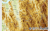 Physical Map of Arivechi